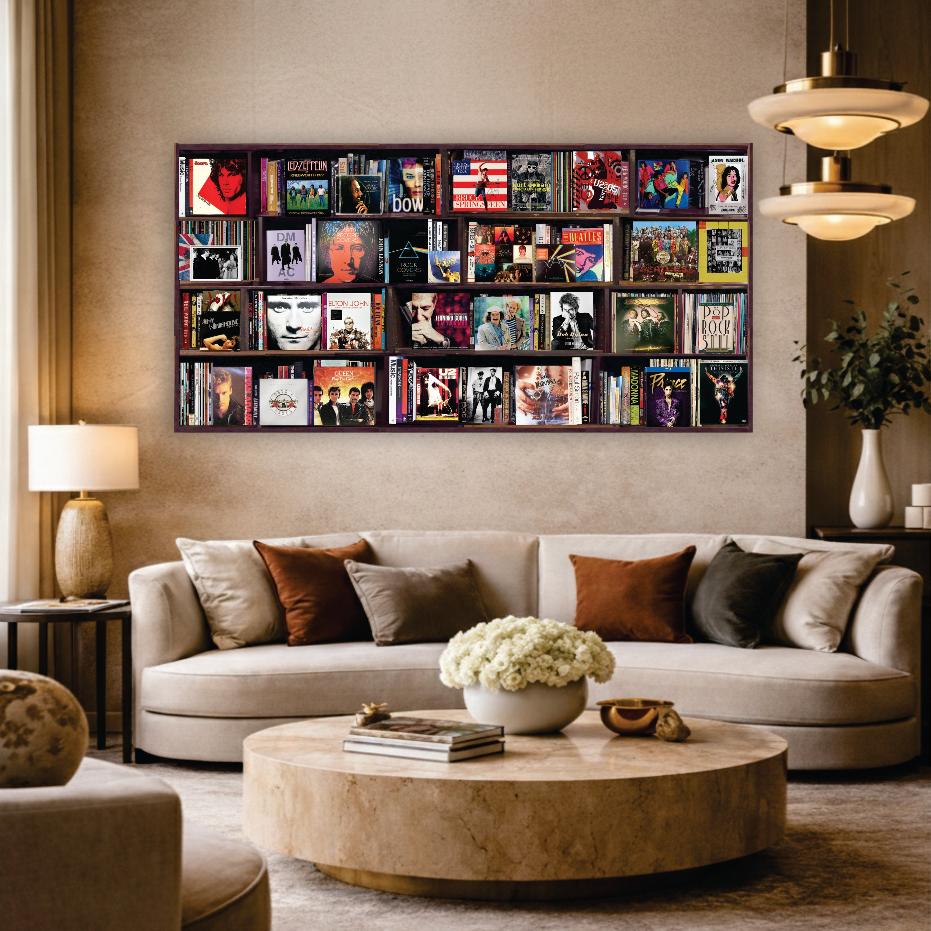 "The 80s Soundscape" – Modern Icons Acrylic Collage