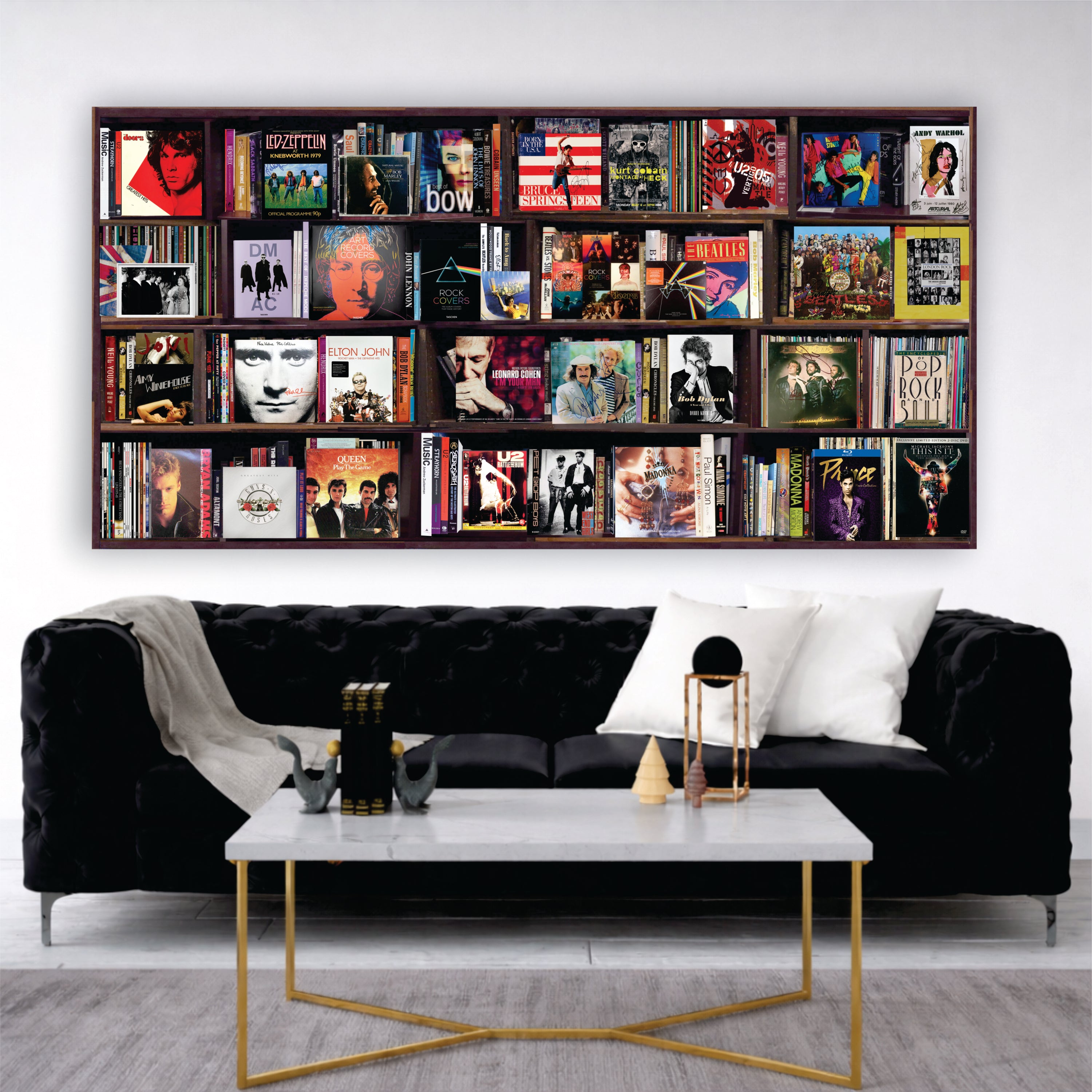 "The 80s Soundscape" – Modern Icons Acrylic Collage