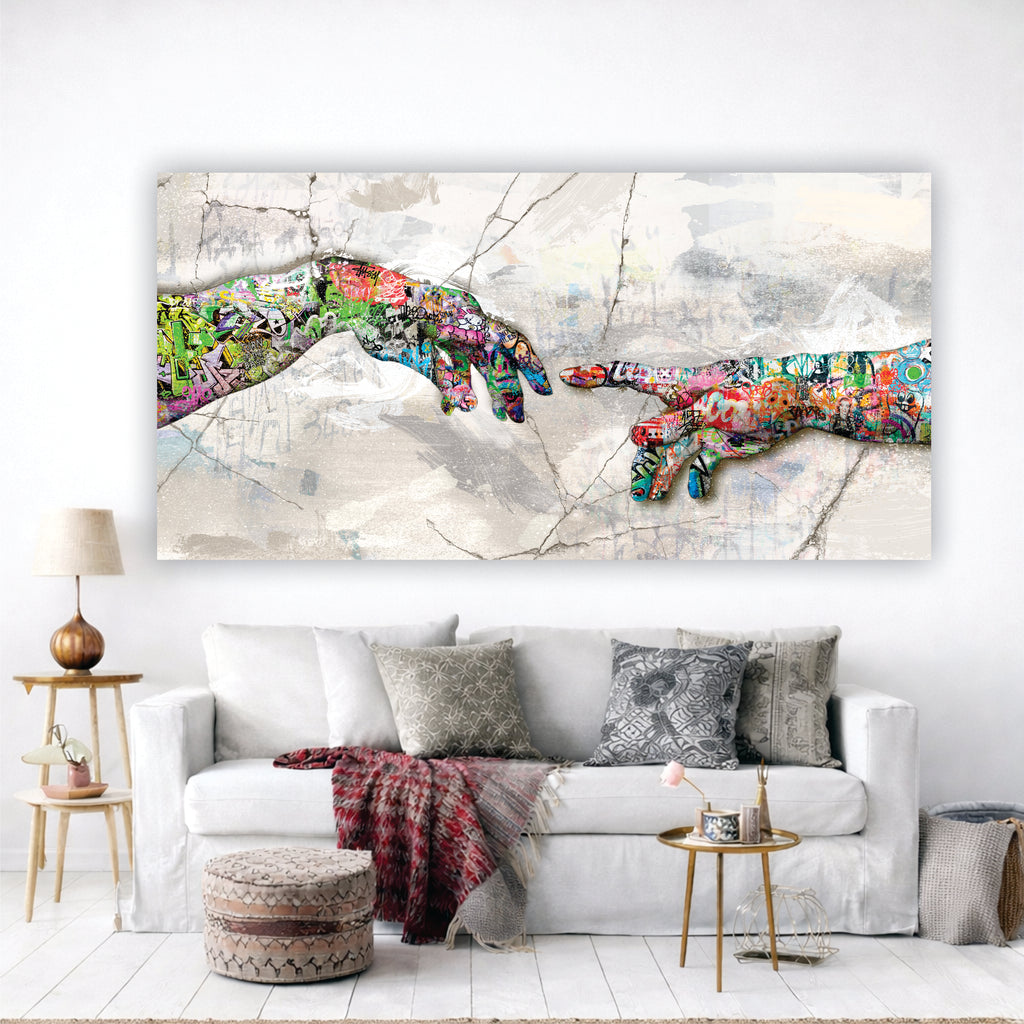 "The Hand of God" – Signature Mixed Media Acrylic