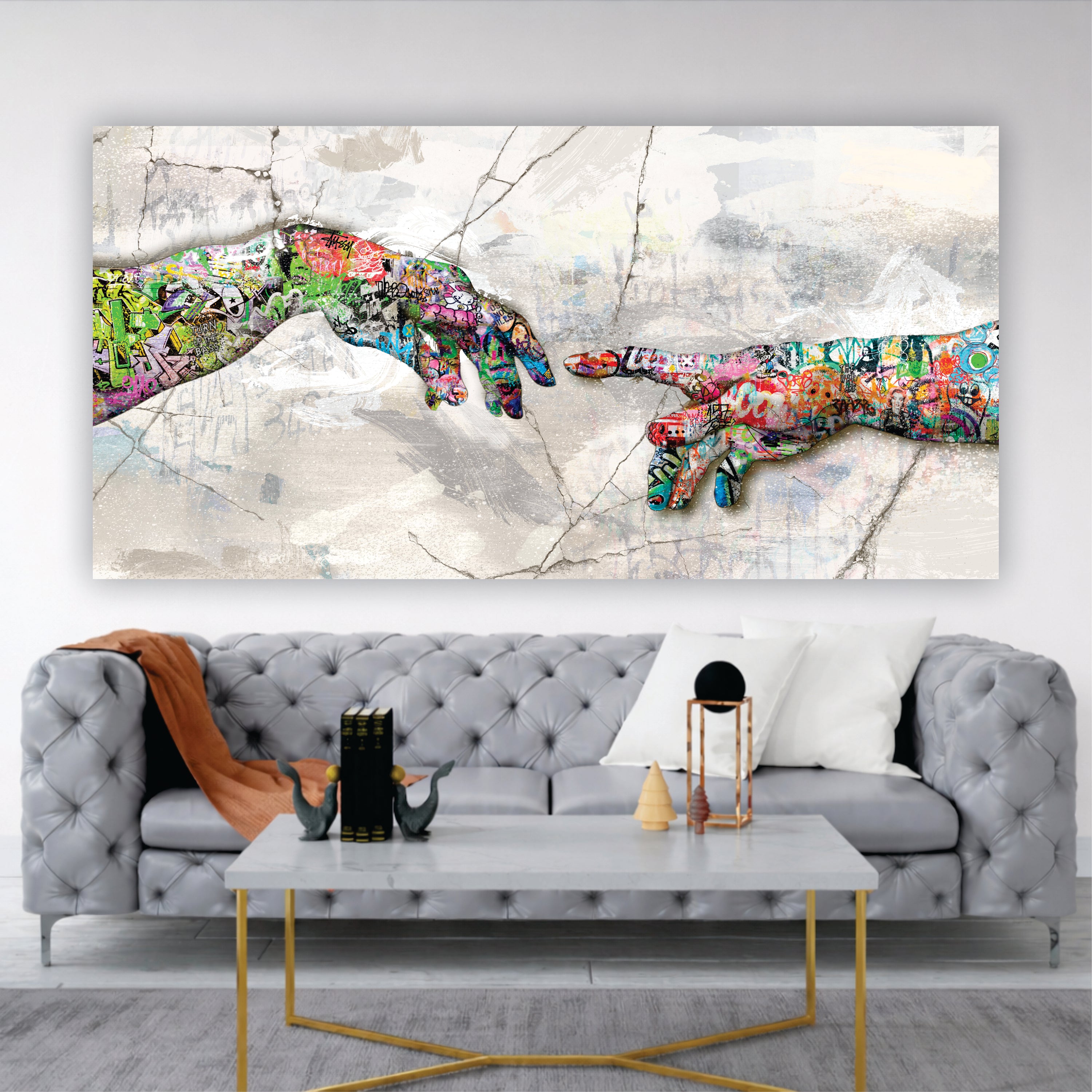 "The Hand of God" – Signature Mixed Media Acrylic